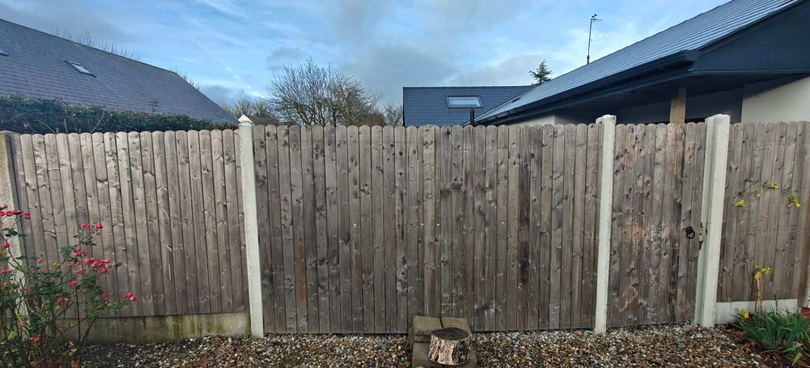 Old gates from the outside